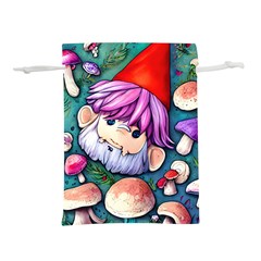 Sacred Mushroom Art Lightweight Drawstring Pouch (m) by GardenOfOphir