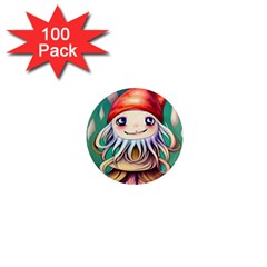 Toadstools For Charm Work 1  Mini Magnets (100 pack) 