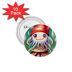 Toadstools For Charm Work 1.75  Buttons (10 pack)