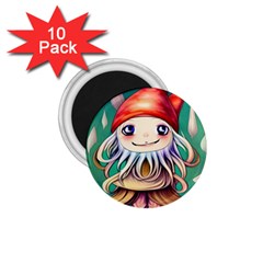 Toadstools For Charm Work 1.75  Magnets (10 pack) 