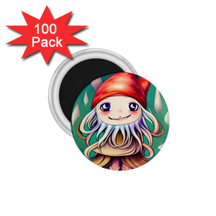 Toadstools For Charm Work 1.75  Magnets (100 pack) 