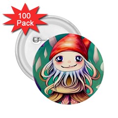 Toadstools For Charm Work 2.25  Buttons (100 pack) 