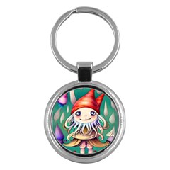 Toadstools For Charm Work Key Chain (Round)