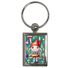 Toadstools For Charm Work Key Chain (Rectangle)