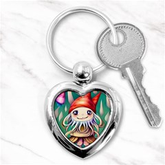 Toadstools For Charm Work Key Chain (Heart)