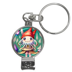 Toadstools For Charm Work Nail Clippers Key Chain