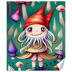 Toadstools For Charm Work Canvas 8  x 10 