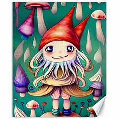 Toadstools For Charm Work Canvas 16  x 20 