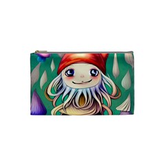 Toadstools For Charm Work Cosmetic Bag (Small)