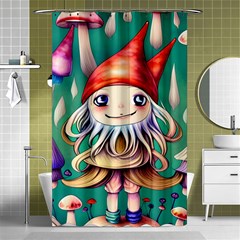 Toadstools For Charm Work Shower Curtain 48  x 72  (Small) 