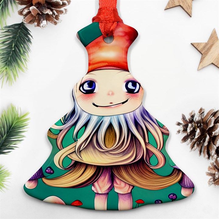 Toadstools For Charm Work Ornament (Christmas Tree) 