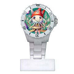 Toadstools For Charm Work Plastic Nurses Watch