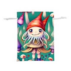 Toadstools For Charm Work Lightweight Drawstring Pouch (L)