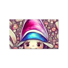 Magic Mushrooms For Conjuring Sticker Rectangular (100 Pack)