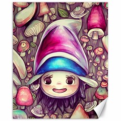 Magic Mushrooms For Conjuring Canvas 16  X 20  by GardenOfOphir