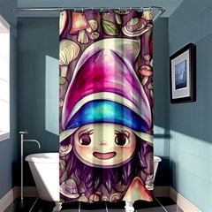 Magic Mushrooms For Conjuring Shower Curtain 36  X 72  (stall)  by GardenOfOphir