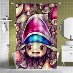 Magic Mushrooms For Conjuring Shower Curtain 48  X 72  (small)  by GardenOfOphir