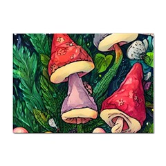 Sacred Mushrooms For Necromancy Sticker A4 (100 Pack) by GardenOfOphir