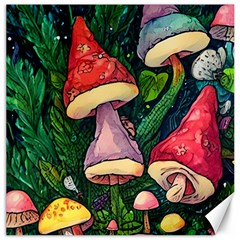 Sacred Mushrooms For Necromancy Canvas 20  X 20  by GardenOfOphir