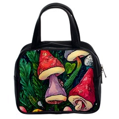 Sacred Mushrooms For Necromancy Classic Handbag (two Sides) by GardenOfOphir