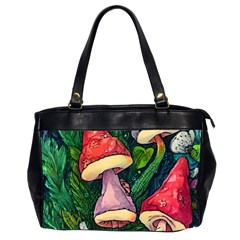 Sacred Mushrooms For Necromancy Oversize Office Handbag (2 Sides) by GardenOfOphir