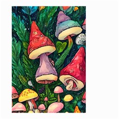 Sacred Mushrooms For Necromancy Small Garden Flag (two Sides) by GardenOfOphir