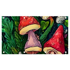 Sacred Mushrooms For Necromancy Banner And Sign 7  X 4  by GardenOfOphir