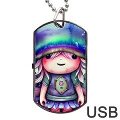 Necromancy Conjuration Magical Dog Tag USB Flash (Two Sides)