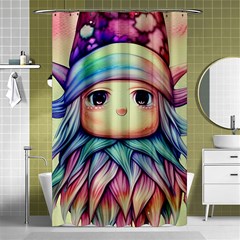 Spell Mojo Enchantress Shower Curtain 48  X 72  (small)  by GardenOfOphir