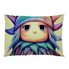 Spell Mojo Enchantress Pillow Case (two Sides) by GardenOfOphir