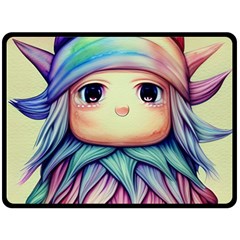 Spell Mojo Enchantress Fleece Blanket (large) by GardenOfOphir