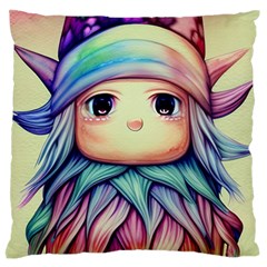 Spell Mojo Enchantress Standard Premium Plush Fleece Cushion Case (one Side) by GardenOfOphir