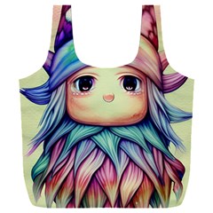 Spell Mojo Enchantress Full Print Recycle Bag (xxl) by GardenOfOphir