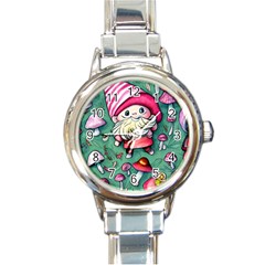 Glamour Enchantment Wizard Round Italian Charm Watch by GardenOfOphir