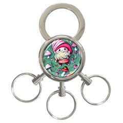 Glamour Enchantment Wizard 3-ring Key Chain by GardenOfOphir