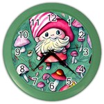 Glamour Enchantment Wizard Color Wall Clock Front