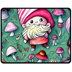 Glamour Enchantment Wizard One Side Fleece Blanket (medium) by GardenOfOphir