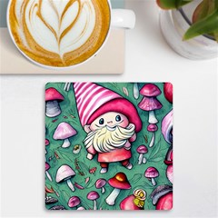 Glamour Enchantment Wizard Uv Print Square Tile Coaster  by GardenOfOphir