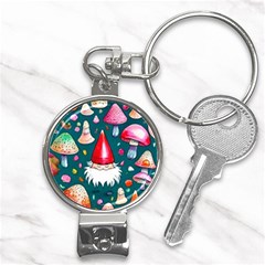 Mushrooms (228) Nail Clippers Key Chain by GardenOfOphir