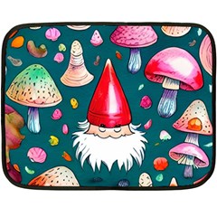 Mushrooms (228) Fleece Blanket (mini) by GardenOfOphir