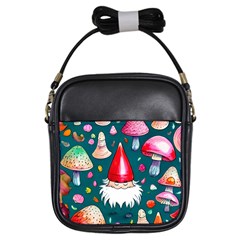 Mushrooms (228) Girls Sling Bag by GardenOfOphir