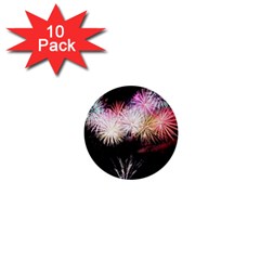 Firework 1  Mini Buttons (10 Pack)  by artworkshop