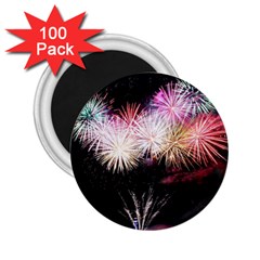 Firework 2 25  Magnets (100 Pack)  by artworkshop