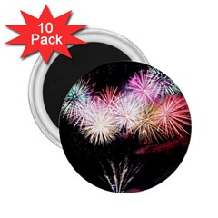 Firework 2 25  Magnets (10 Pack)  by artworkshop