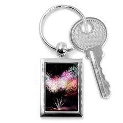 Firework Key Chain (rectangle) by artworkshop