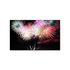 Firework Sticker (rectangular) by artworkshop