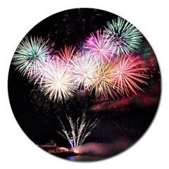 Firework Magnet 5  (round) by artworkshop