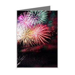 Firework Mini Greeting Card by artworkshop