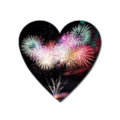 Firework Heart Magnet by artworkshop