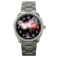 Firework Sport Metal Watch by artworkshop